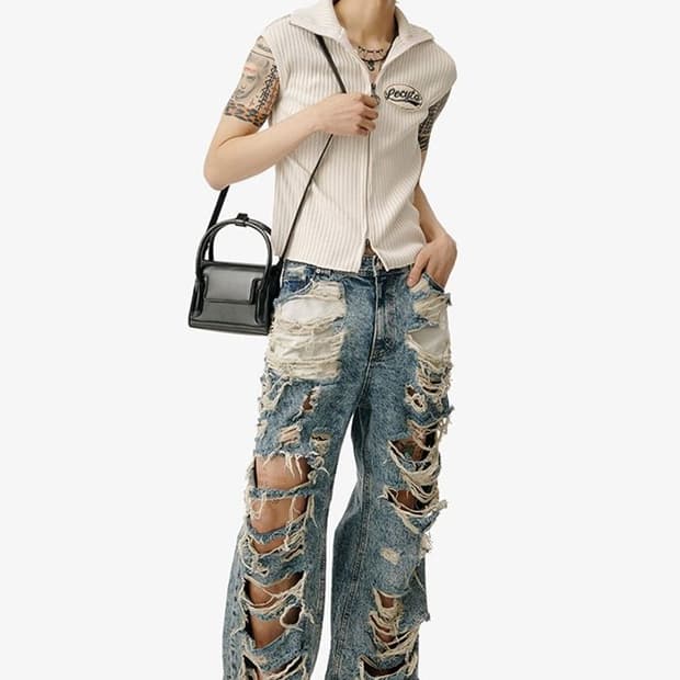 레씨토 찢청(새상품)