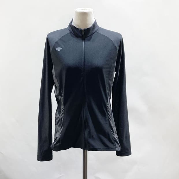 데상트 여성트레이닝집업 블랙 95 