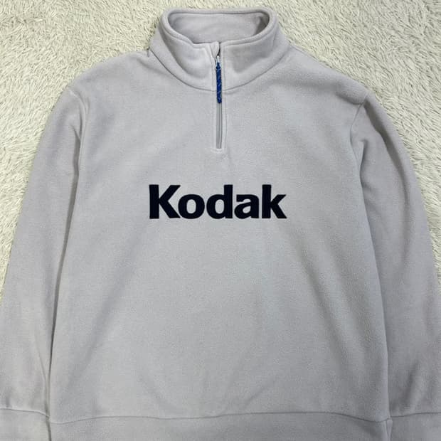 코닥 반집업 플리스 맨투맨/#202