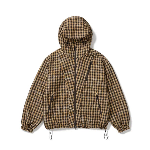 [00] Smash checked windbreaker yellow