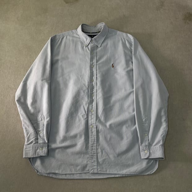 110 폴로랄프로렌 스트라이프 코튼 셔츠 
