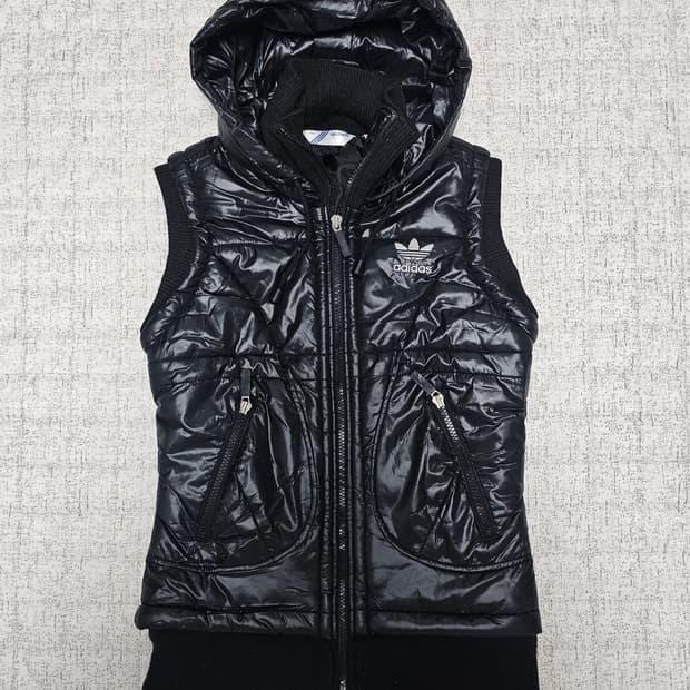 아디다스 빈티지 패딩조끼