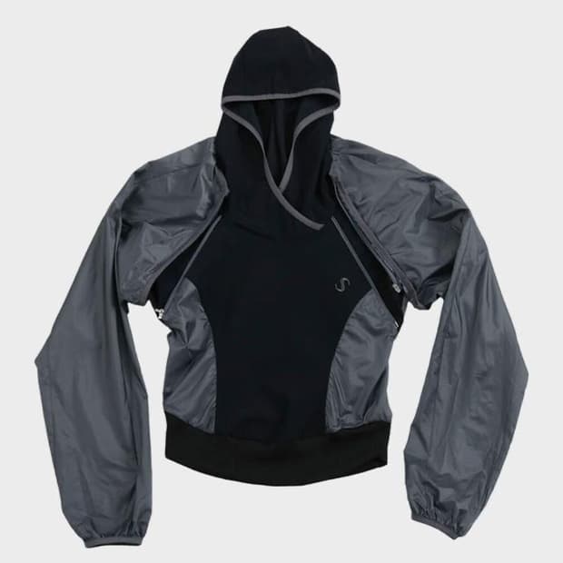 오호스 투웨이 후디 볼레로