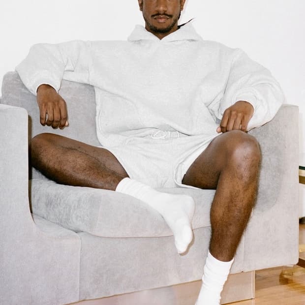 로스엔젤레스 어패럴 14oz 후드티 애쉬 그레이 L