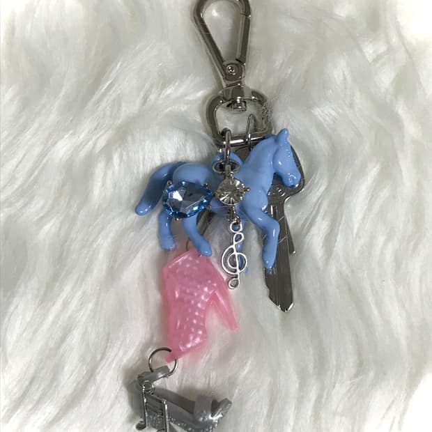 말키링 . skyblue&pink