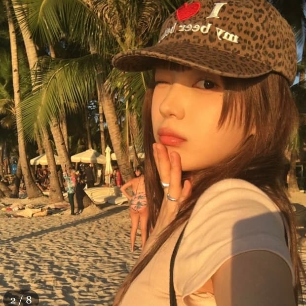 마스컴퍼니 LOVE MY BELLY Leopard cap