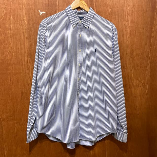 (L) POLO 폴로 스트라이프 셔츠 클래식핏
