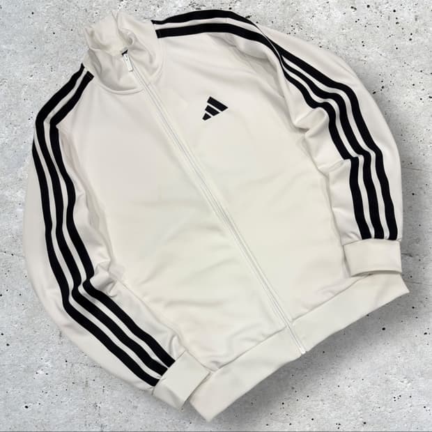[S] 아디다스 3s 레귤러 삼선 트랙탑 화이트 C335
