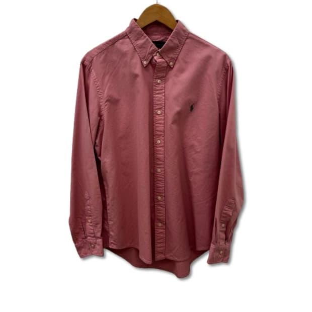 폴로 랄프로렌 클래식 핏 옥스포드 버튼 다운 핑크 셔츠