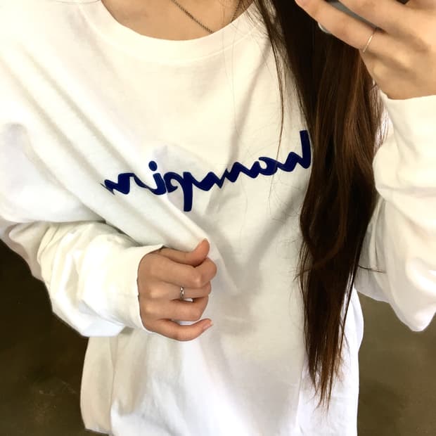 챔피온 긴팔티 2XL 화이트