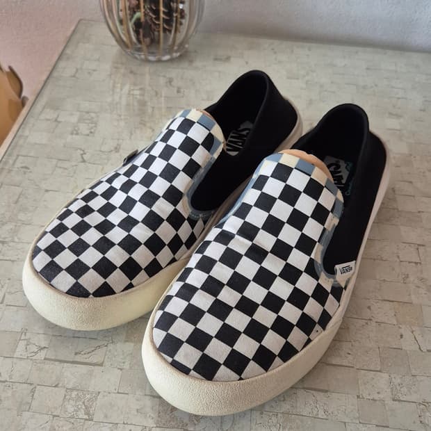 반스 체커보드 컴피쿠시원 블랙 280