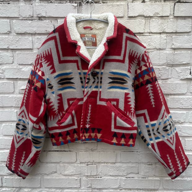 Vintage Navajo Native Wool Jacket 