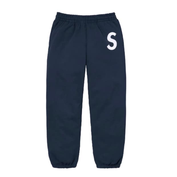 (L) 슈프림 S로고 스웻팬츠-24fw