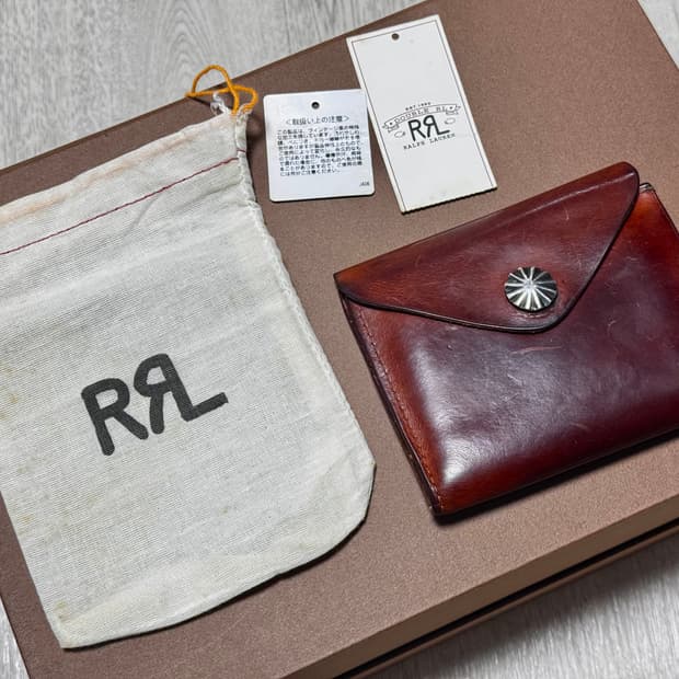 RRL 콘초 레더 지갑(이태리 메이드)