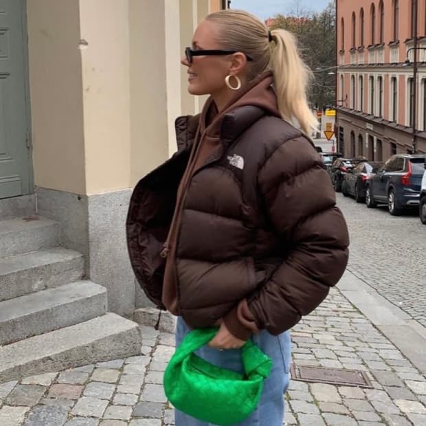 노스페이스 눕시 1996 다크오크 M