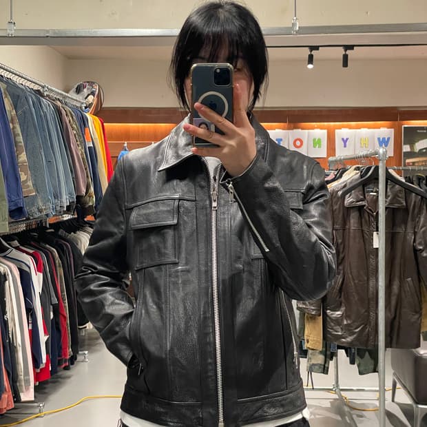 206 homme 레더 자켓  