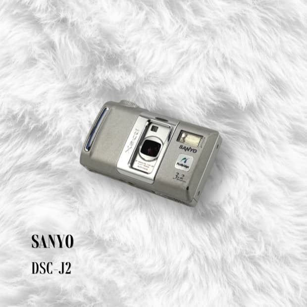 [수채감성] SANYO 산요 DSC-J2 레트로 디지털 카메라