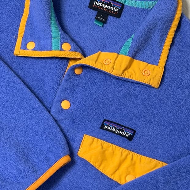 파타고니아 신칠라 퍼플 옐로우