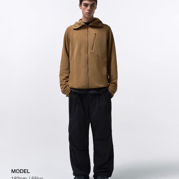 [30] 무신사 스탠다드 시티 레저 속기모 와이드 벨티드 파라슈트 팬츠