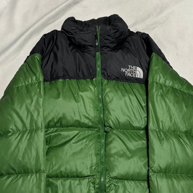 105 노스페이스 눕시 700 그린 패딩