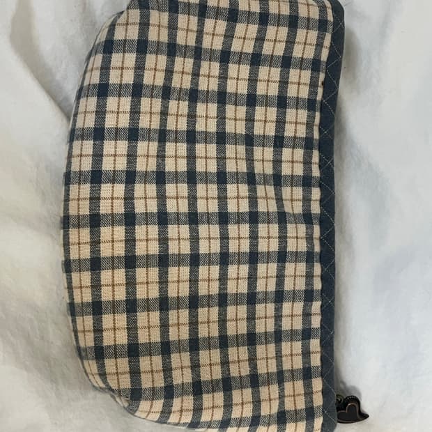 blue 퀼트 파우치 