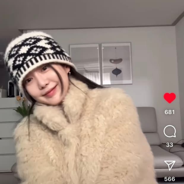 어리틀빗 스틸 퍼 자켓 (베이지)