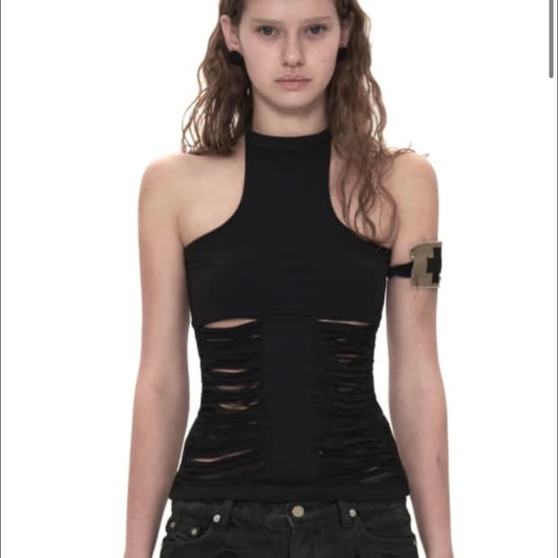 604service FRINGED CUTTING TOP