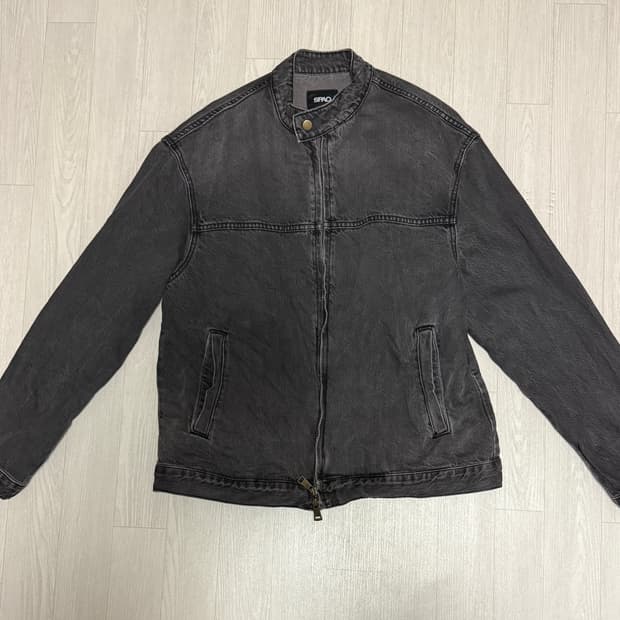 스파오 흑청데님자켓