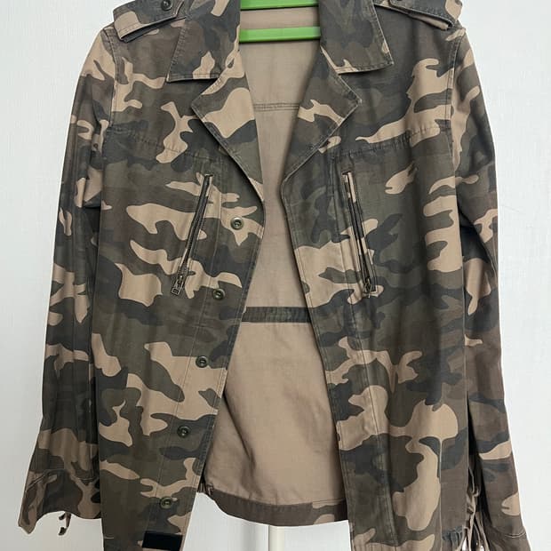 페이스커넥션 카모 프린지 자켓