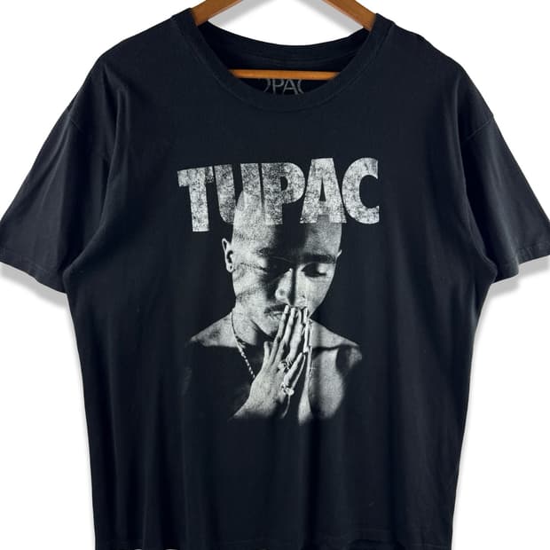2PAC 투팍 오피셜 그래픽 머천다이즈 티셔츠4248