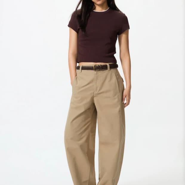 유니클로 커브드 저지베럴 팬츠