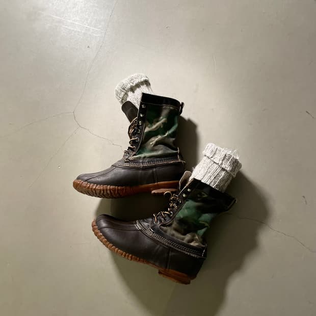 카벨라스 90‘s Vintage Camo Duck Boots