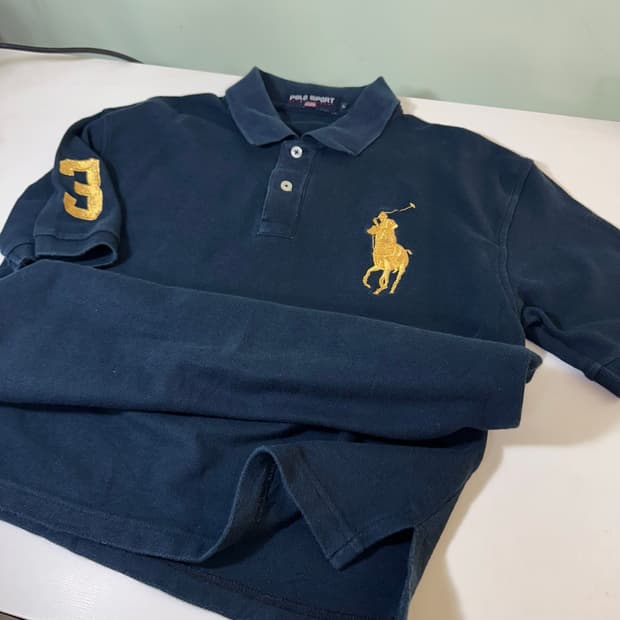 M-L 폴로 스포츠 네이비 빅포니 PK 반팔카라티