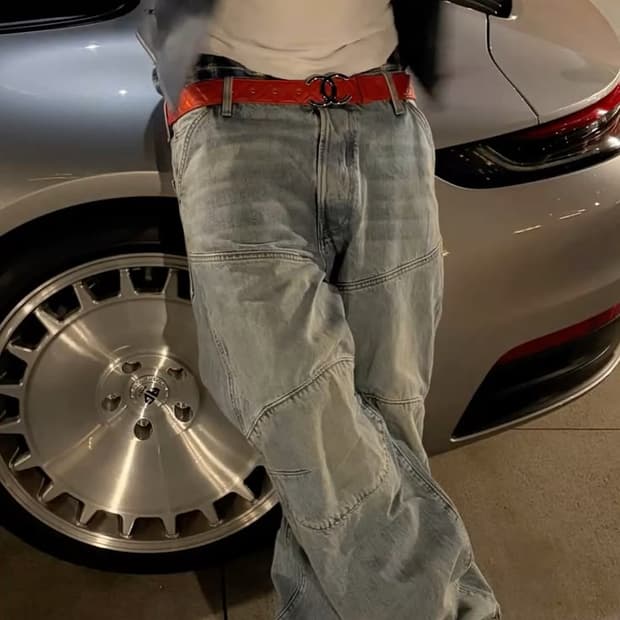 지스타 로우 엘우드 라이트 워시 데님