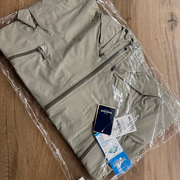 [L]몽벨 x 카키스 SE 스톰 크루저 자켓 미스트 그레이