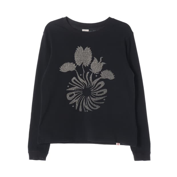 아노니모아노니마 플라워 그래픽 롱슬리브 티셔츠 XL