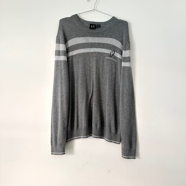ARMANI EXCHANGE 91 logo lined knit 