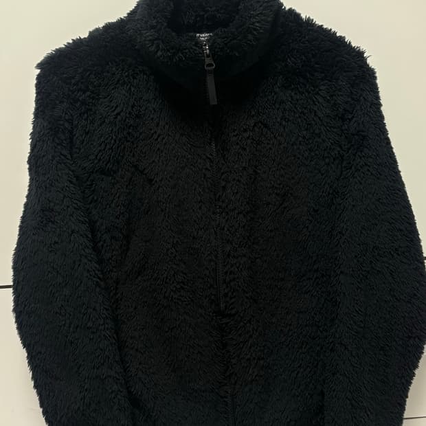 무탠다드 후리스 블랙 S