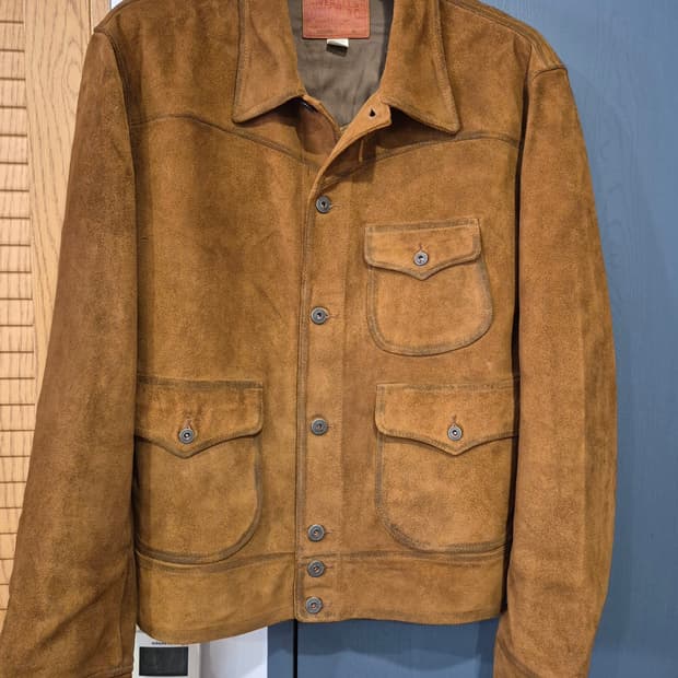 RRL 러프아웃 스웨이드 자켓