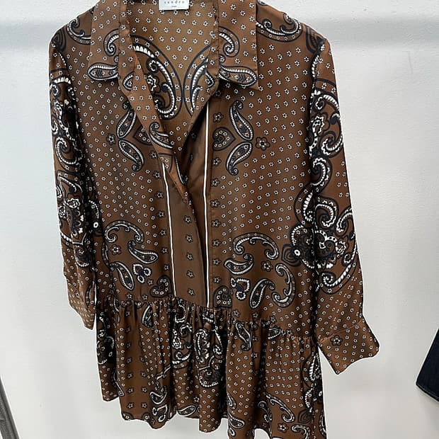 여) 산드로 실크 원피스