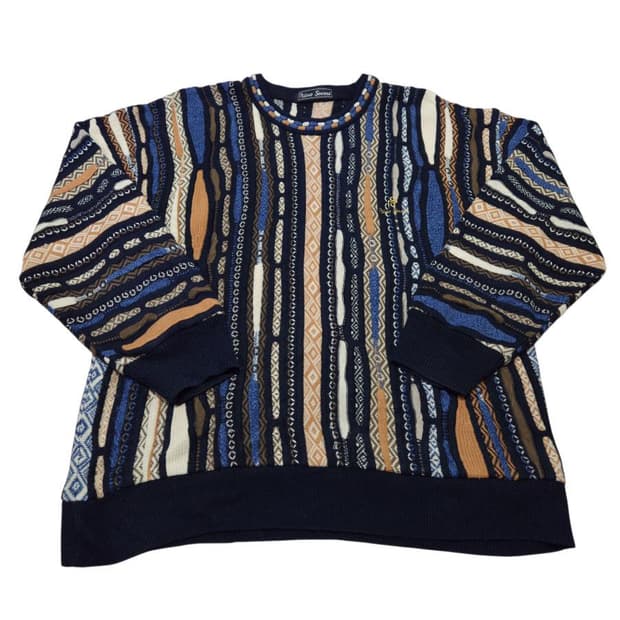 빈티지 쿠지 스타일 케이블 니트