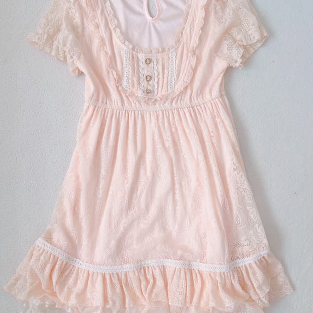 리즈리사 핀터 레이스 원피스 히메갸루 라떼갸루