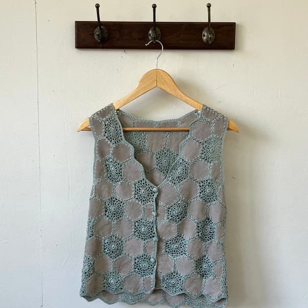 Japan vtg 피그 스킨 베스트