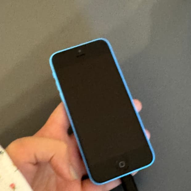 아이폰 5c 블루 32기가