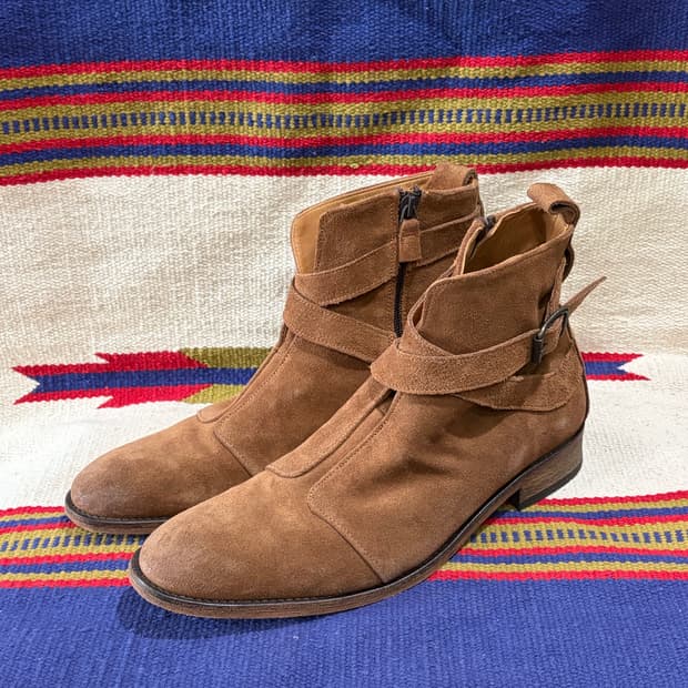 앙상톨로지 파리 스웨이드 웨스턴 부츠