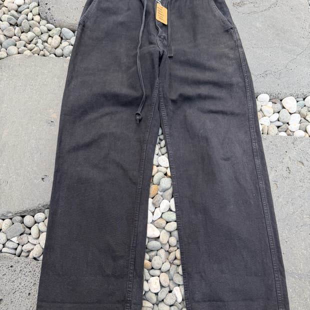 1990s VETRA FADED BLACK 베트라 블랙 프렌치 워크팬츠