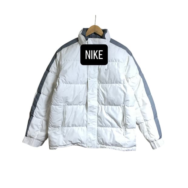 나이키 흰색 스우시 자켓패딩점퍼