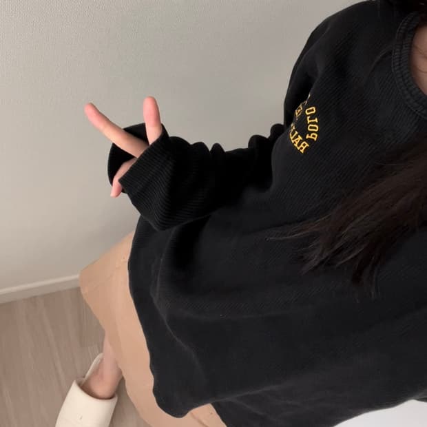 POLO JEANS lettering long sleeve