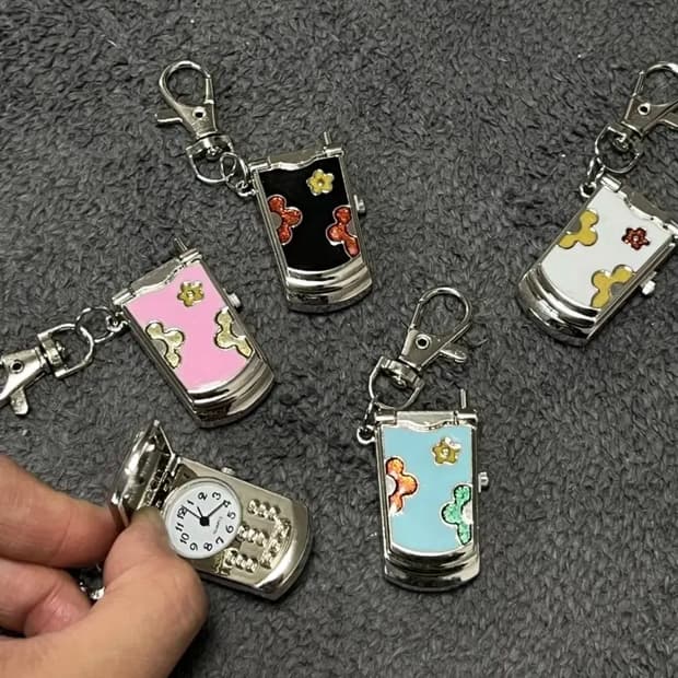 [새상품] 진짜시계키링 핸드폰키링 시계키링