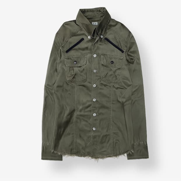 [1] L.G.B Distressed Plaid Shirt